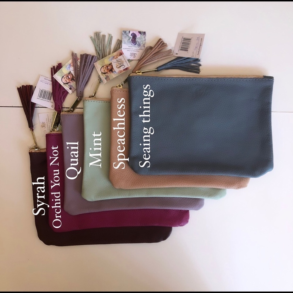 NWT Sseko Tassel Clutch